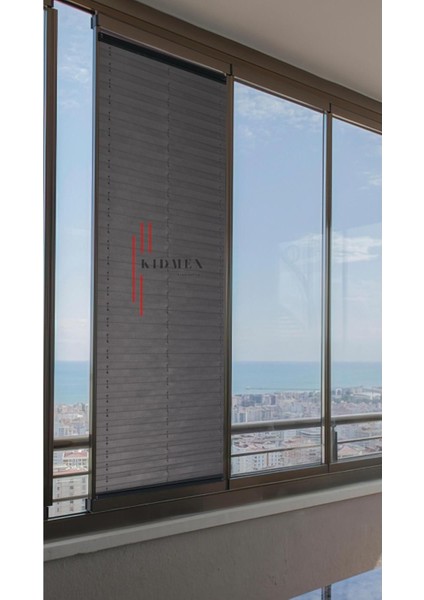 Dimout Yarı Blackout Antrasit - Ofis Perdesi - Ev Perdesi - Salon Perdesi - Plise Perde fiyatları