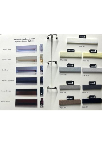 Beyaz Plise Katlanır Blackout Kumaş Ofis Mutfak Salon İçin 80 x 250 cm modelleri