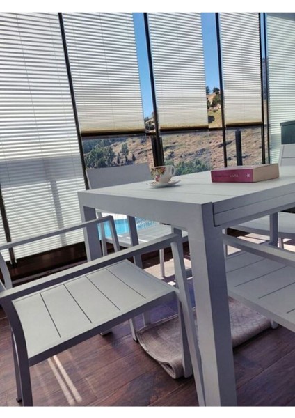 Trend Plise 10 Renk Katlanır Cam Balkon Perdesi - Ofis Perdesi - Mutfak Perdesi - Salon Perdesi