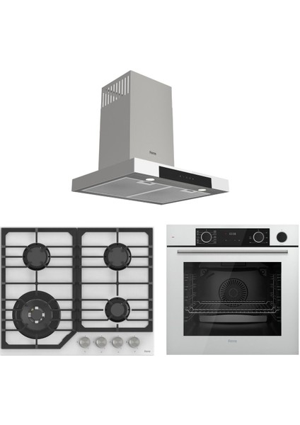 Fryart Lüks T Tipi 3'lü Ankastre Set ( XE64CB-NT026-D101 )