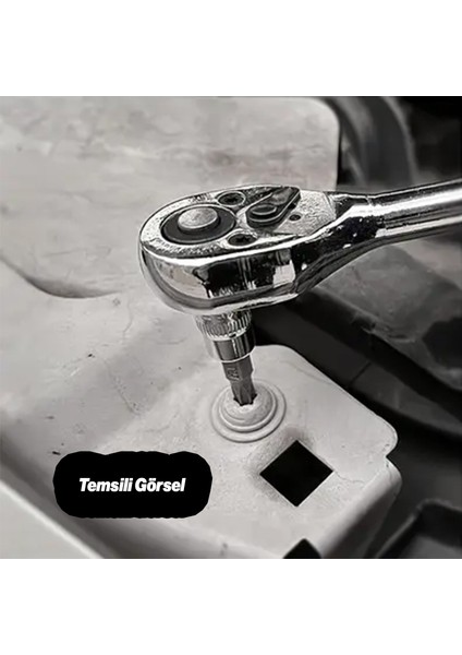 Mıknatıslı Torx T30 Bits Uç 150 mm 10'lu Set Kutulu Manyetik 1/4" Matkap Ucu Tork 15 cm Uzunluk