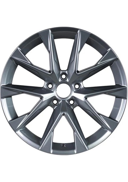 18 Inç 5X100 Akrep Polo Ibiza Uyumlu Gümüş Jant Modeli Volkswagen Seat (4 Adet)