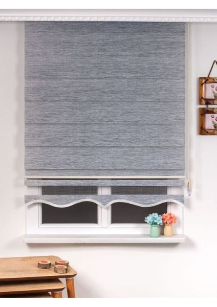 Ithal Bambu Açık Gri Bambu Stor Zebra Perde Etek Dilimli fiyatları