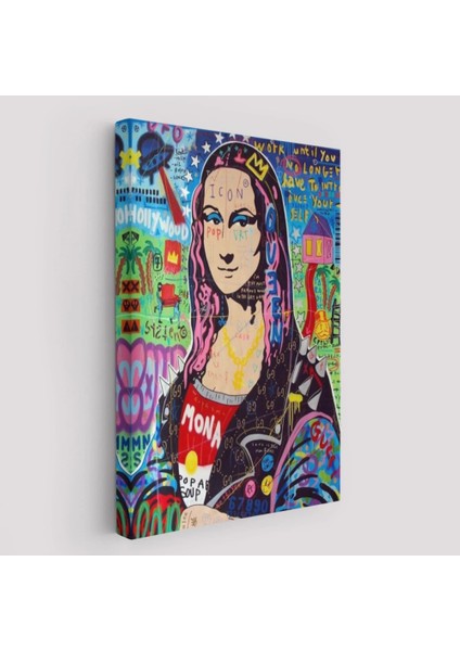- Banksy Renkli Mona Lisa Kanvas Tablo, Pop Art, Sokak Sanatı, Kanvas TABLO-5305 fiyatları