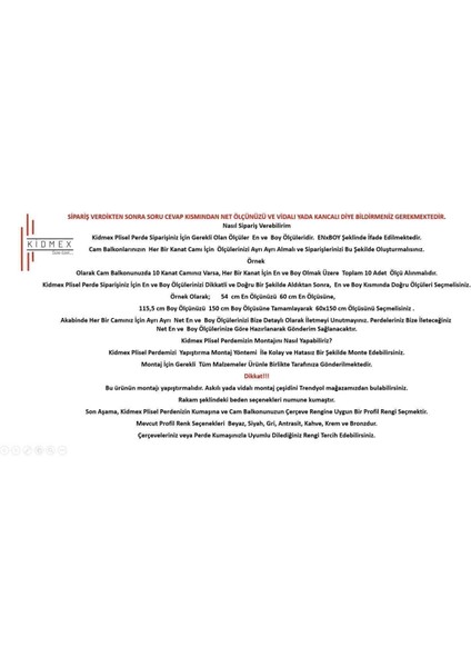 Yapıştırma Sistem Cam Balkon Perdesi Beyaz Plise Perde Delik Yok - Ofis Perdesi - Mutfak Perdesi fırsatları