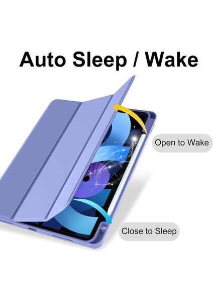 iPad Air 11 İnç M2 2024 Uyumlu Kılıf Pen Slot Charging Case Kalem Bölmeli A2902 A2903 A2904 fiyatları