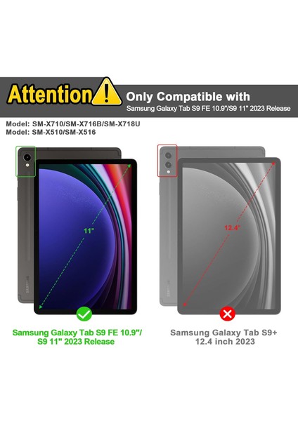 Samsung Galaxy Tab S9 Fe / S10 Fe 10.9'' Q Türkçe Klavyeli Kılıf Kalem Bölmeli Bluetooth Özellikli Standlı