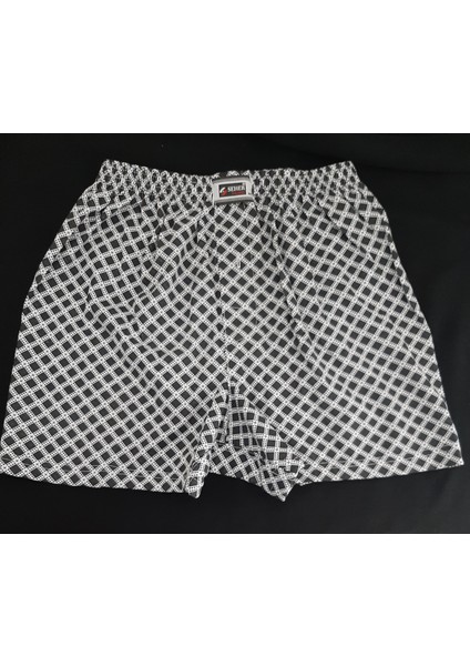 Erkek Desenli Boxer 2'li Paket Beden (M)