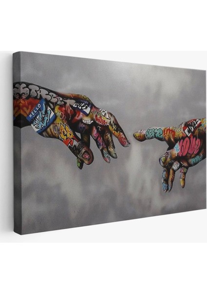 - Tanrının Eli Tablo, Hıristiyanlara Hediye, Incil Severler, Banksy Graffiti SANATI-5415 fiyatları