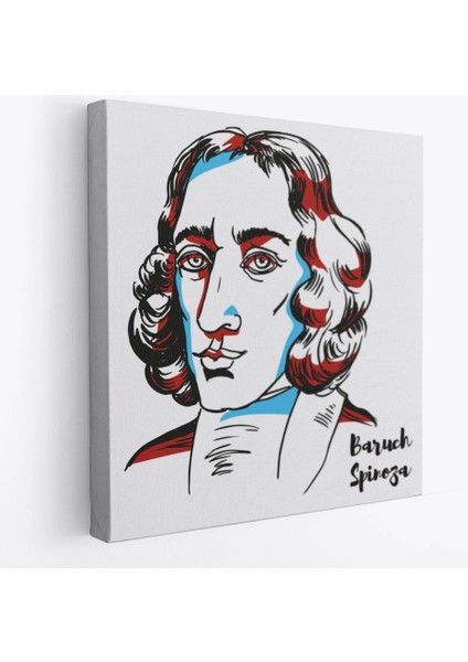 - Baruch Spinoza Dekoratif Kanvas TABLO-5818