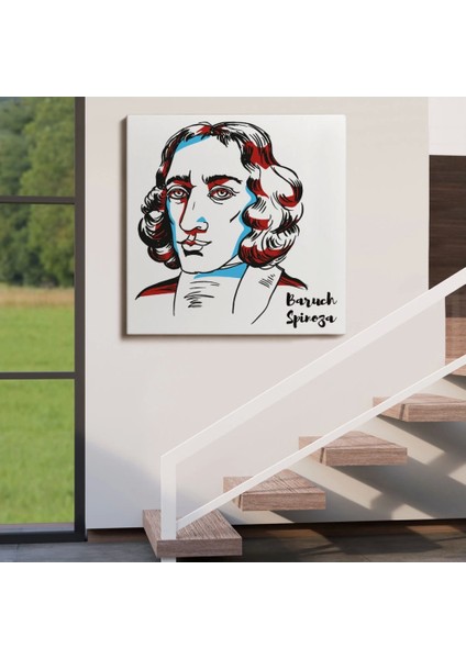 - Baruch Spinoza Dekoratif Kanvas TABLO-5818