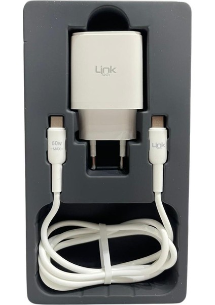 Link Tech C307 Safe Tip-C Kablolu 20W Hızlı Şarj Cihazı