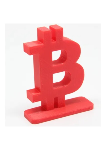 Bitcoin B Figürü Masa Standı - 2'li