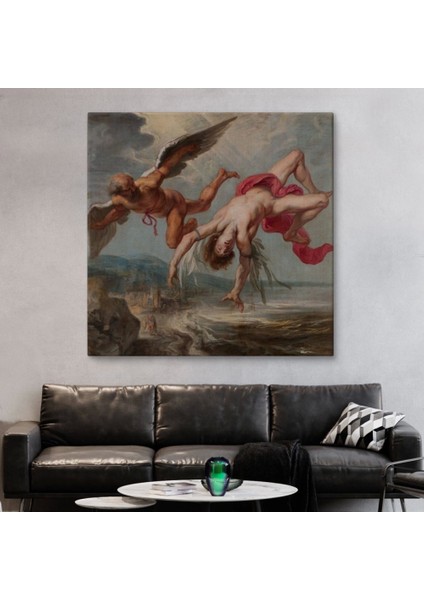 - Icarus'un Uçuşu Dekoratif Duvar TABLOSU-5859