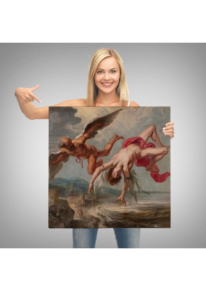 - Icarus'un Uçuşu Dekoratif Duvar TABLOSU-5859 modelleri