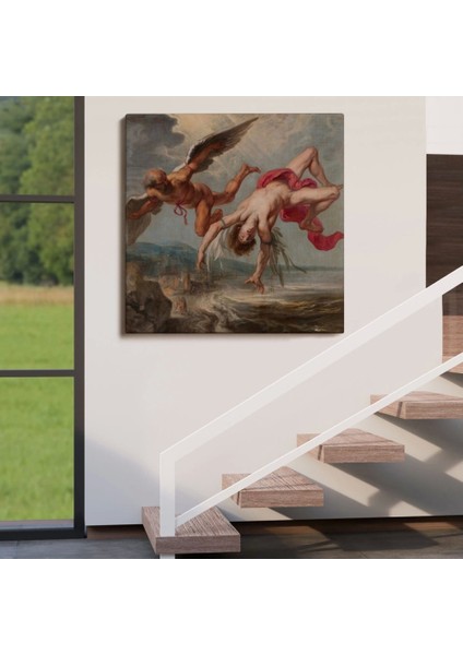 - Icarus'un Uçuşu Dekoratif Duvar TABLOSU-5859 fırsatları