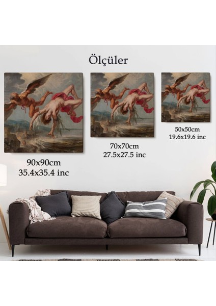 - Icarus'un Uçuşu Dekoratif Duvar TABLOSU-5859 indirimleri