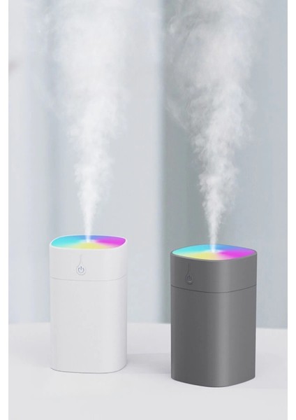 H2''oo Humidifier 400 ml Ultrasonik Hava - Oda- Araç Nemlendirici Buhar Makinesi Aroma Difüzörü
