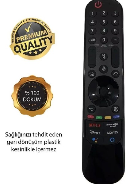 Lg Smart Tv AN-MR21GC AKB76039902 Netflix Tuşlu Ses Komutsuz Kumanda fiyatları