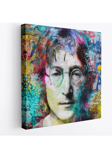 - John Lennon Sokak Sanatı Kanvas Tablo Street ART-5890