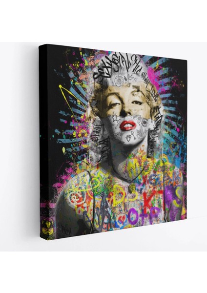 - Marilyn Monroe Sokak Sanatı Kanvas Tablo Street Art GRAFFITI-5893 fiyatları