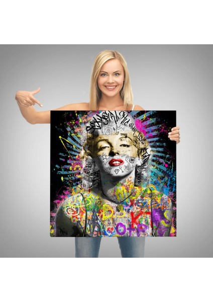 - Marilyn Monroe Sokak Sanatı Kanvas Tablo Street Art GRAFFITI-5893 modelleri