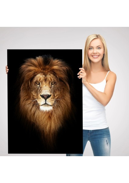 - Aslan Dekoratif Kanvas TABLO-5966