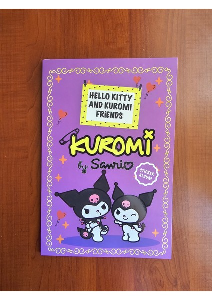 16 Sayfa Sanrio Kuromi ve Arkadaşları Sticker Defteri (1 Adet)