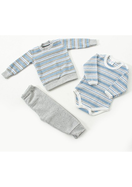 Fitilli Unisex Zıbınlı Bebek Pijaması