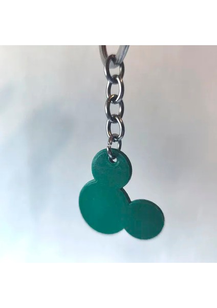 Mickey Mouse Silüet Anahtarlık - 2'li