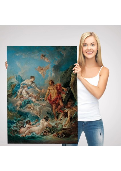 - Juno, Aeolus'tan Rüzgarları Serbest Bırakmasını Istiyor, François Boucher Rönesans TABLOSU-6061 modelleri