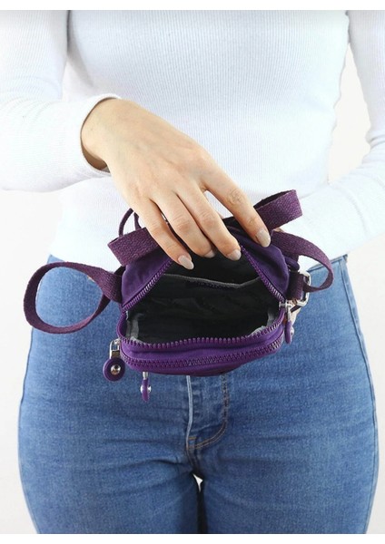 Klinkır Kumaş Ufak Omuzçantası, Telefon Çantası, Günlük Çok Gözlü Çanta modelleri