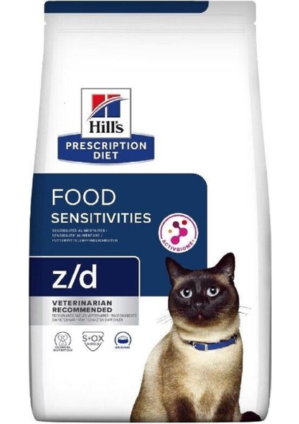 Prescription Diet Food Sensitivities Z/d Kedi Kuru Maması 1.5 kg