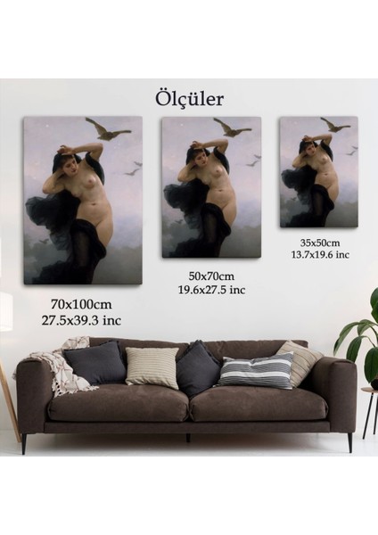 - William-Adolphe Bouguereau The Night Duvar TABLOSU-6066 indirimleri