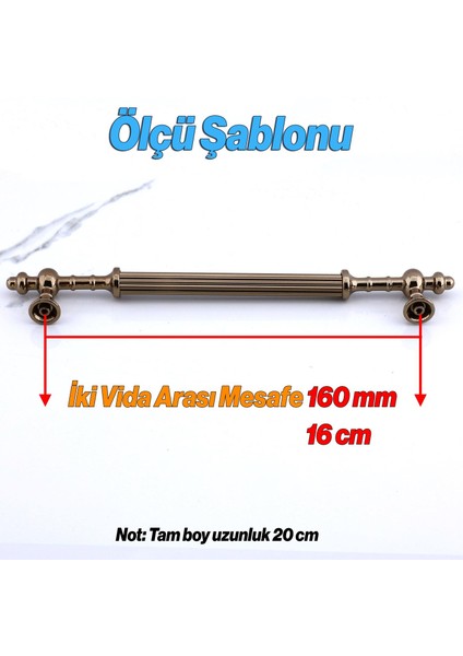 Metal Kulp 160 Mm- 16 cm Mobilya Çekmece Mutfak Dolabı Dolap Kulpları Bronz Renk fiyatları