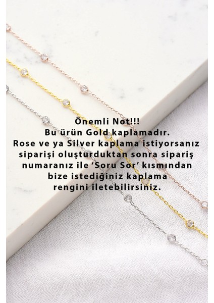 925 Ayar Gümüş 2 Sıra Zincirli Pembe Göz Bileklik fırsatları