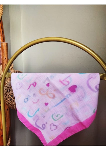 Kız Çocuk Alfabe Temalı Eşarp fiyatları