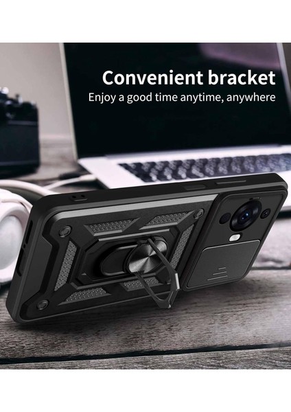 Huawei Nova 12S Kılıf Kamera Korumalı Sürgülü Yüzüklü Armor Military Tank Kızaklı Zırh Kapak modelleri