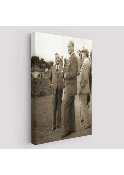 - Atatürk, Celal Bayar, ve Kılıç Ali ile Muhafız Alayında Denetlemelerde Bulunurken TABLO-6259 fiyatları