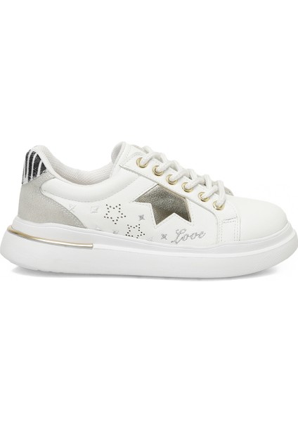 DULY.F5FX Beyaz Kız Çocuk Sneaker