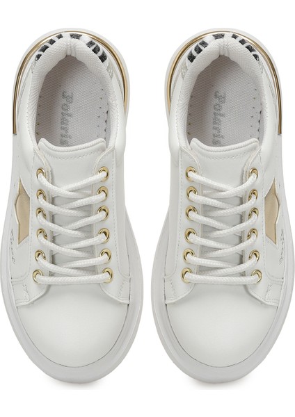 DULY.F5FX Beyaz Kız Çocuk Sneaker
