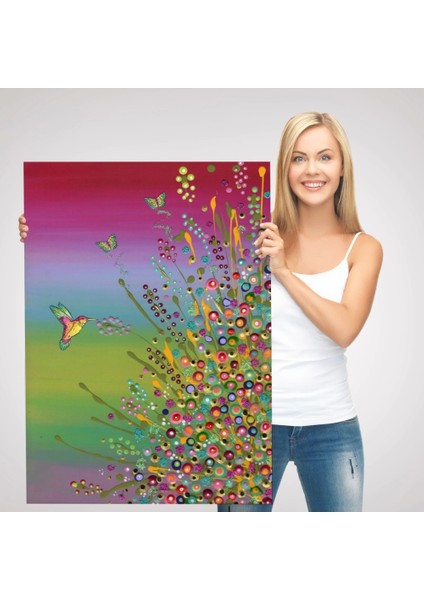 - Gizli Bahçe Dekoatif Duvar TABLOSU-6275 modelleri