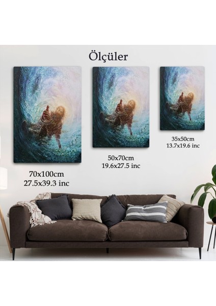 - Tanrının Eli Dekoratif Duvar Tablosu, İSA-6307