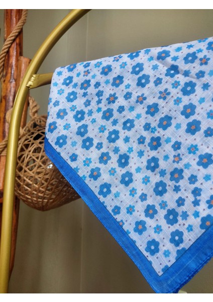 Kız Çocuk Eşarp Mavi Kırçiçeği Temalı fiyatları