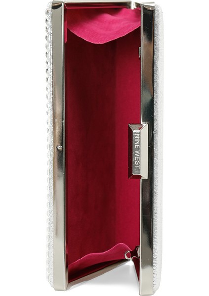 Jostone 5fx Gümüş Kadın Clutch