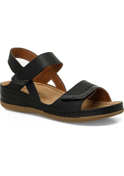 104424.Z5FX Siyah Kadın Comfort Sandalet fiyatları