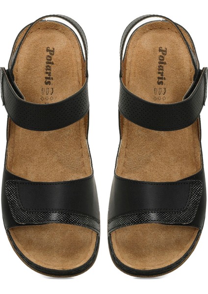 104424.Z5FX Siyah Kadın Comfort Sandalet fırsatları