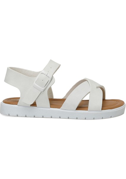 Klas .P5FX Beyaz Kız Çocuk Sandalet