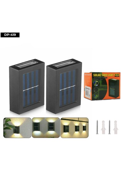 Sensörlü Tekli Solar Lamba