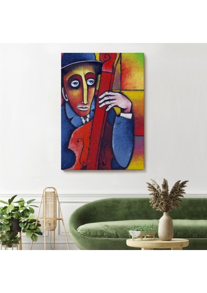 - Çello Çalan Adam Duvar TABLO-6426